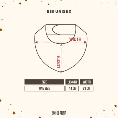 BOHOPANNA - BIB UNISEX - Slaber Bayi thumbnail 2