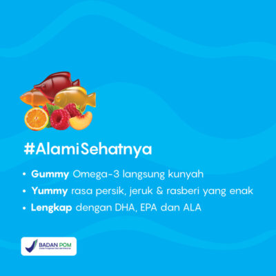 Youvit Omega-3 Anak Pouch - 7 Gummies / 30 Gummies thumbnail 2