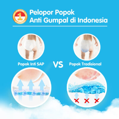 MAKUKU Slim Care NB36 S34 M32 L30 XL28 XXL26 SAP Diapers | Popok Bayi Tipis Extra Dry Anti Gumpal thumbnail 2