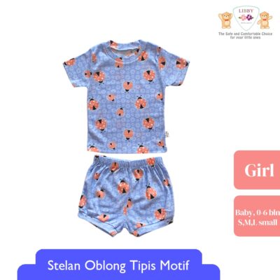LIBBY Stelan Oblong Tipis Series Girl Picnic In The Garden (1 Stel) thumbnail 3