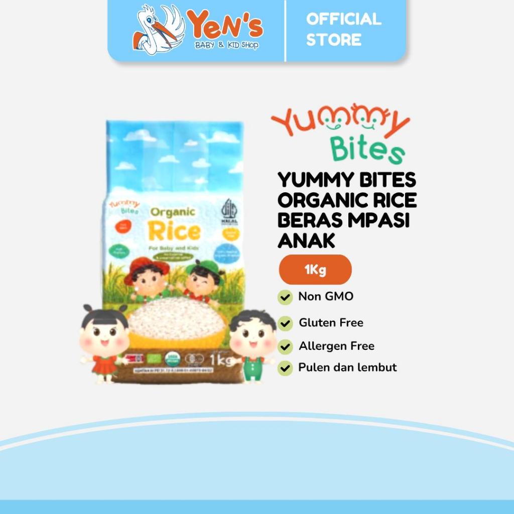 Yummy Bites Organic Rice 1Kg / Beras Organik / Beras MPASI Anak / Gluten and allergen Free