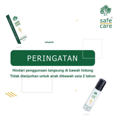 SAFE CARE Minyak Angin Aromatherapy Roll On 10ml thumbnail 3