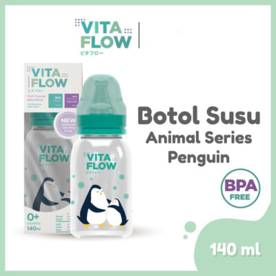 VITAFLOW Botol Susu Multifungsi PP 140ml Dot Size S thumbnail 2