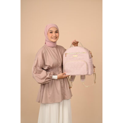 BOONABOO Serene Diaper Bag Midnight / Blush /Grey / White thumbnail 9