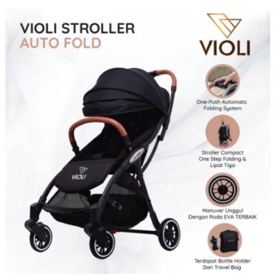VIOLI Auto Fold Stroller Stroller bayi