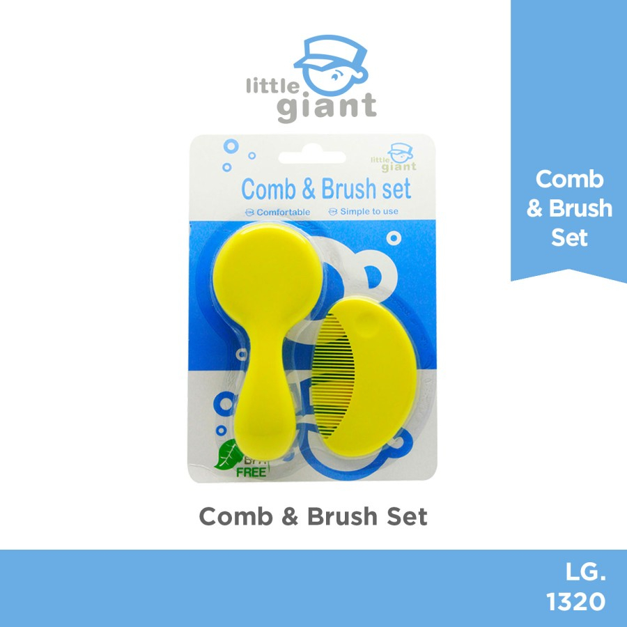 LG.1320: Super Soft Comb & Brush Set