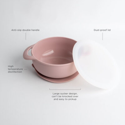 yoriandco Suction Silicone Baby Bowl / Mangkok Bayi + Tutup thumbnail 2