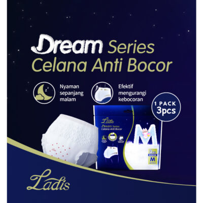 LADIS Dream Series Menstruation Pants Size M/L Celana Menstruasi / Pembalut Wanita Anti Bocor Nyaman dan Lembut thumbnail 4