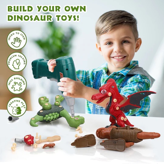 DIY DINOS! Mainan Bongkar Pasang SET Rakitan Dino