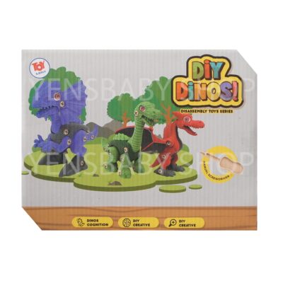 DIY DINOS! Mainan Bongkar Pasang SET Rakitan Dino thumbnail 5
