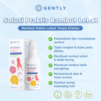 GENTLY Hair Serum - Serum Penumbuh & Penyubur Rambut Bayi dan Anak thumbnail 3