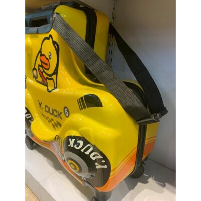 KIDS LUGGAGE TRAVEL - Koper Anak Karakter Duck yellow /Koper Duduk Anak/Koper Anak Cabin size thumbnail 2