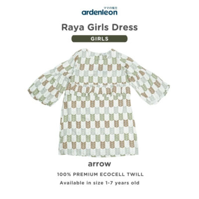 Ardenleon Rok Anak Perempuan Raya Girls Dress Baju Lebaran Gaun Pesta Anak Cantik thumbnail 2