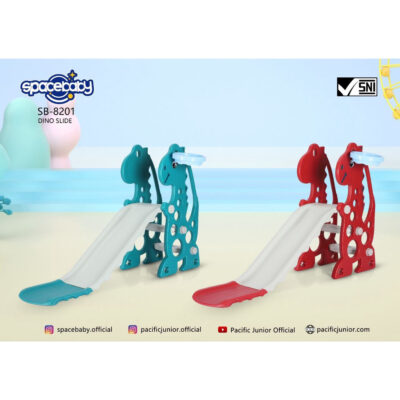 Slide Dino SB 8201 Spacebaby / Perosotan Anak Red & Green