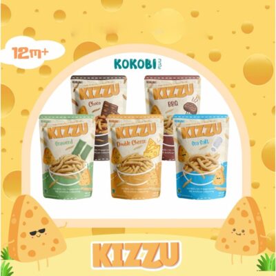 Kokobi Kizzu Stik Keju Snack Anak Bayi Camilan Sehat Finger Food MPASI Biskuit Keju Balita