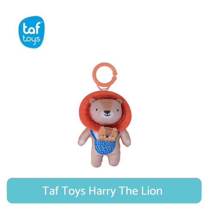 Taf Toys Harry The Lion Mainan Boneka Singa Bayi Sensori Lembut Baby Plush Toy Newborn