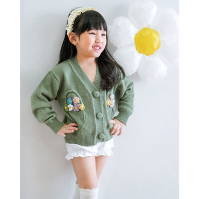 HELIE CARDIGAN Rajut Anak / Jacket Anak Perempuan thumbnail 2