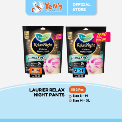 Laurier Relax Night Pants Celana Menstruasi Pembalut Wanita Bebas Khawatir di Semua Momen