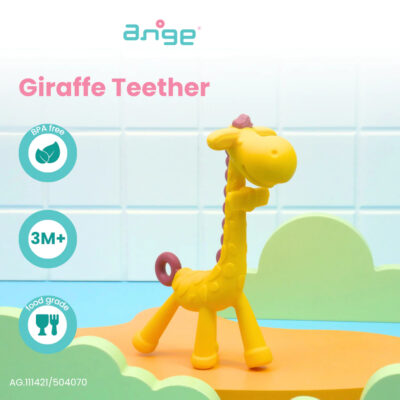 Ange Giraffe Teether | Teether Gigitan Bayi BPA Free Untuk 3 bulan keatas