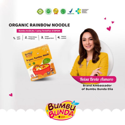 Bumbu Bunda Elia Organic Rainbow Noodle MPASI / Mie Organik MPASI Bayi thumbnail 4