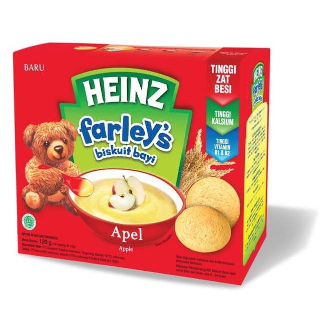Heinz Farleys Baby Biscuit 120gr / Biskuit Bayi