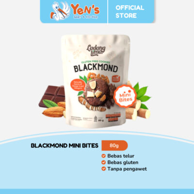 Ladang Lima Blackmond Mini Bites 80g - Cookies Gluten Free With Protein