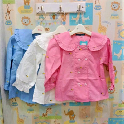 Blouse Tulip Perempuan Atasan Wanita Blus Casual Lengan Pendek Baju Ibu Busui Friendly 811162