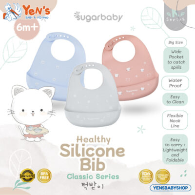 SugarBaby Premium Silicon Bib (K-series) dan Silicon Bib