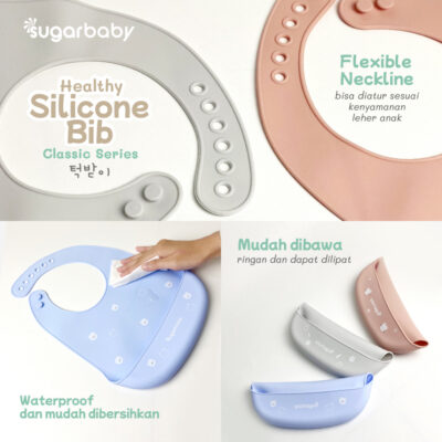 SugarBaby Premium Silicon Bib (K-series) dan Silicon Bib thumbnail 4