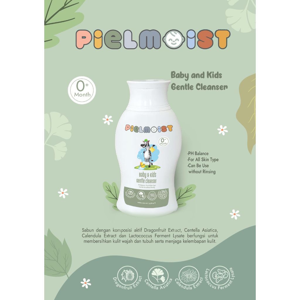 Pielmoist Bbay & kids Gentle Cleanser non SLS 100ml