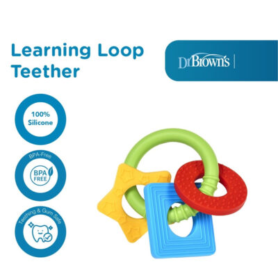 DR. BROWN'S Learning Loop Teether 3m+ / Gigitan Bayi thumbnail 2