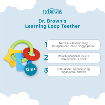 DR. BROWN'S Learning Loop Teether 3m+ / Gigitan Bayi thumbnail 5
