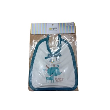 Slaber Bayi Print Animal Celemek Makan Bayi Bib Baby Motif Hewan Lucu Tahan Air Mudah Dicuci