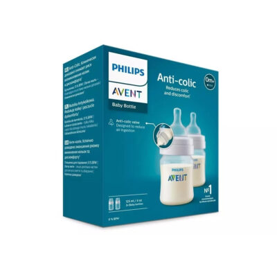 Philips Avent Botol Susu Bayi Anti Kolik Twin 260 ml SCY103/02 - Secara Klinis Mengurangi Kolik thumbnail 3