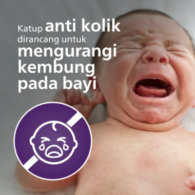 Philips Avent Botol Susu Bayi Anti Kolik Twin 260 ml SCY103/02 - Secara Klinis Mengurangi Kolik thumbnail 5