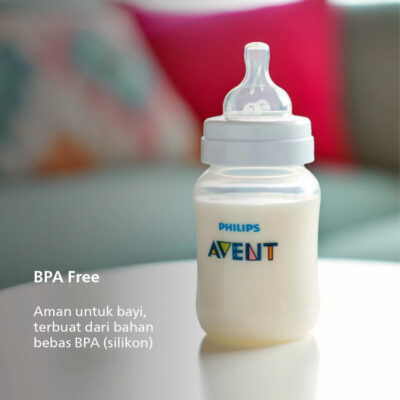 Philips Avent Botol Susu Bayi Anti Kolik Twin 260 ml SCY103/02 - Secara Klinis Mengurangi Kolik thumbnail 7