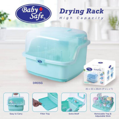 Baby Safe DR05 Drying Rack High Capacity - Rak Pengering Botol Susu