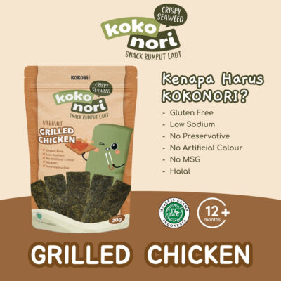KOKOBI Koko Nori Crispy Seaweed Snack 20gr thumbnail 4
