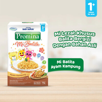 Promina Mi Batita Rasa Ayam Kampung Mie Anak Balita Makanan Pendamping MPASI Nutrisi Lengkap 75 Gr