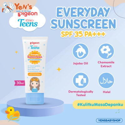 PIGEON TEENS Everyday Sunscreen SPF 35/PA+++ 30ml