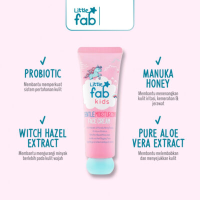 Little Fab Moisturizer Face Cream - Girl & Boy / Skincare Anak / Moisturizer Anak / Pelembab Wajah thumbnail 4