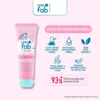 Little Fab Moisturizer Face Cream - Girl & Boy / Skincare Anak / Moisturizer Anak / Pelembab Wajah thumbnail 5