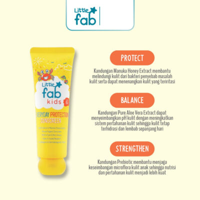 Little Fab Kids Everyday Protection Sunscreen Anak/ Skincare Anak thumbnail 5