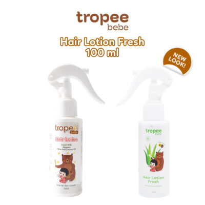 Tropee Bebe Hair Lotion Fresh 100ml / Lotion Rambut / Menyuburkan Rambut Bayi dan Anak thumbnail 2