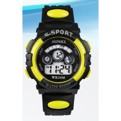 S-Sport Jam Tangan Anak Digital Anti Air Sporty Tali Karet Jam Tangan Anak Laki-Laki Perempuan thumbnail 2