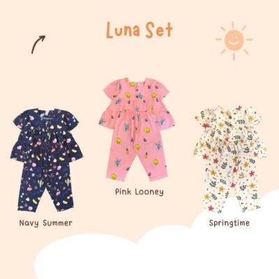 YOBEBE Luna Set - Setelan Anak Perempuan