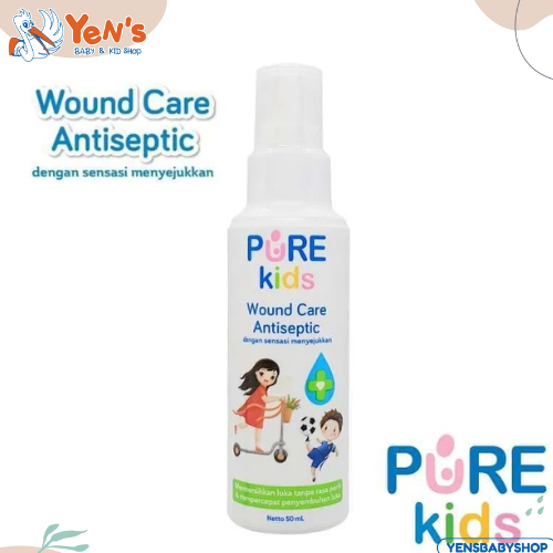 PUREKIDS Wound Care Antiseptic dengan sensasi menyejukan 50ML
