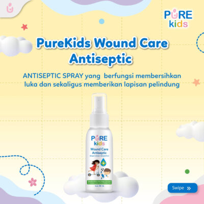 PUREKIDS Wound Care Antiseptic dengan sensasi menyejukan 50ML thumbnail 2