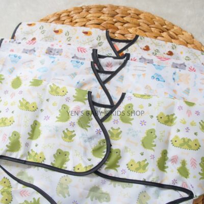 Slaber Print Motif Random - Bib/Celemek Bayi