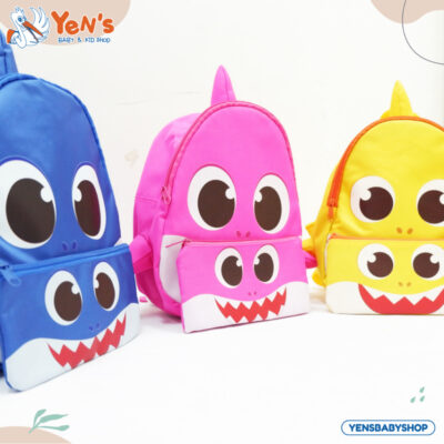 Baby Shark Backpack / Tas Ransel anak Paud Shark PG0151